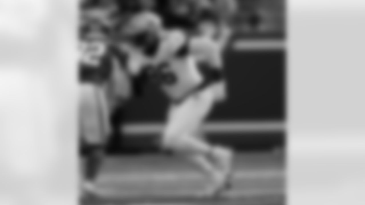 DE Carl Granderson (96) in action during the New Orleans Saints game against the New York Giants for Week 14 of the 2024 NFL Season on Dec. 8, 2024 at MetLife Stadium.