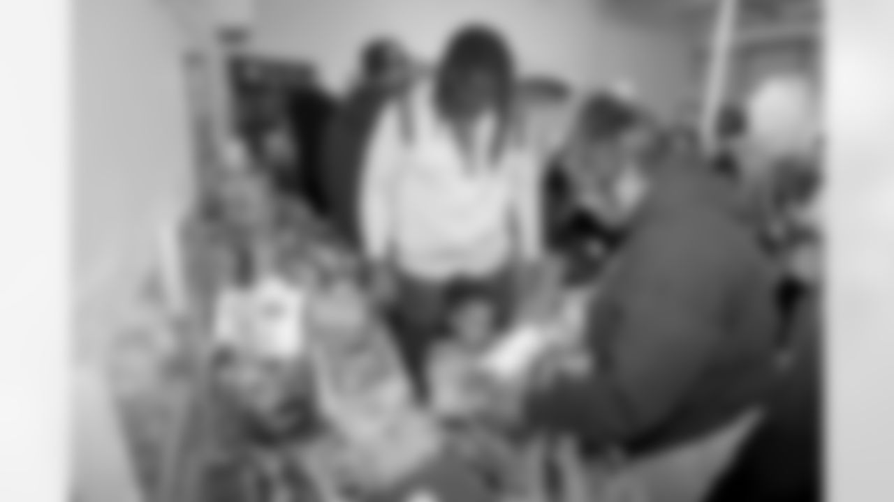 New Orleans Saints center/guard Cesar Ruiz hosted a holiday toy giveaway at the New Orleans Women and Children's Center on Tuesday, Dec. 16, 2025. The event also featured appearances by fellow Saints players center Erik McCoy, linebacker Torricelli Simpkins III, wide receiver Easton Kilty, and offensive tackle William Sherman to spread holiday cheer to children and families in the community.