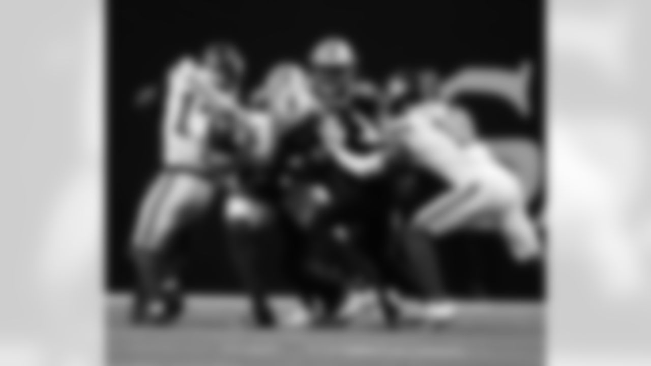 Check out the game action photos from the New Orleans Saints game against the New York Giants for Week 5 of the 2025 NFL season on Oct. 5, 2025 at Caesars Superdome.