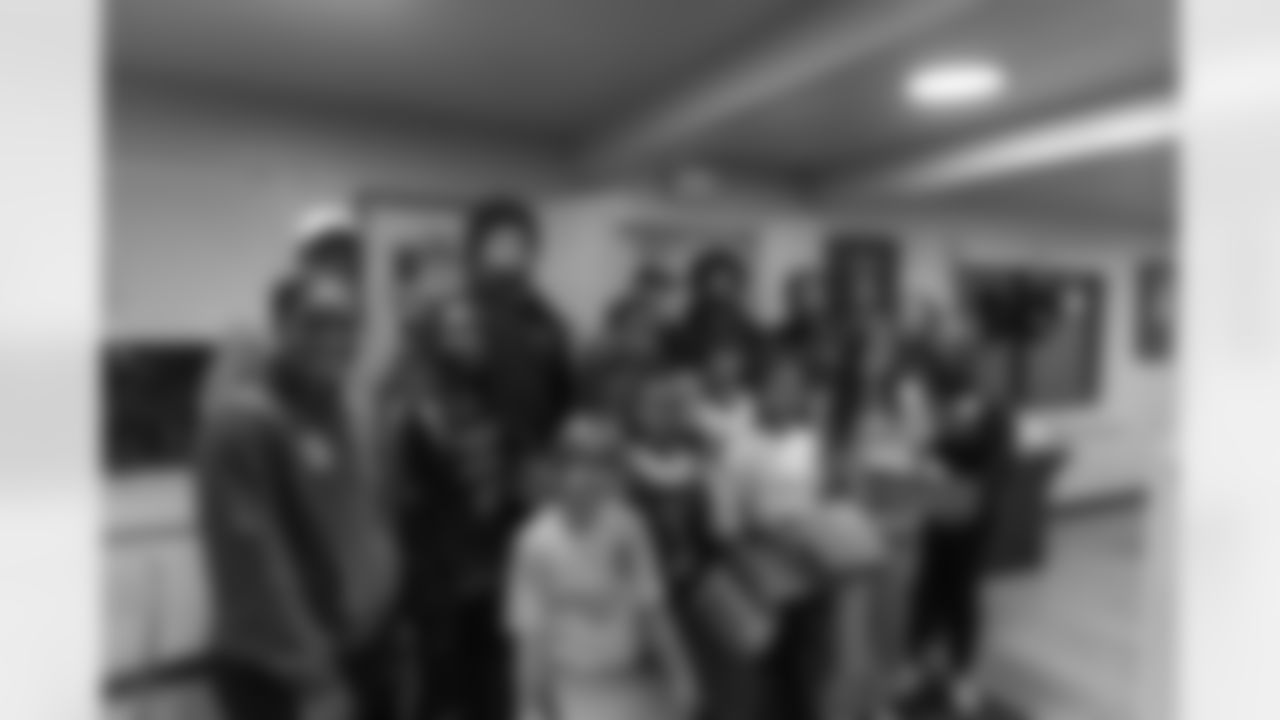 New Orleans Saints wide receiver Chris Olave hosted a Holiday Shoe Giveaway, donating shoes to the 18th Ward Girls Basketball team from the Boys & Girls Clubs of Metro Louisiana on Tuesday, Dec. 16, 2025.