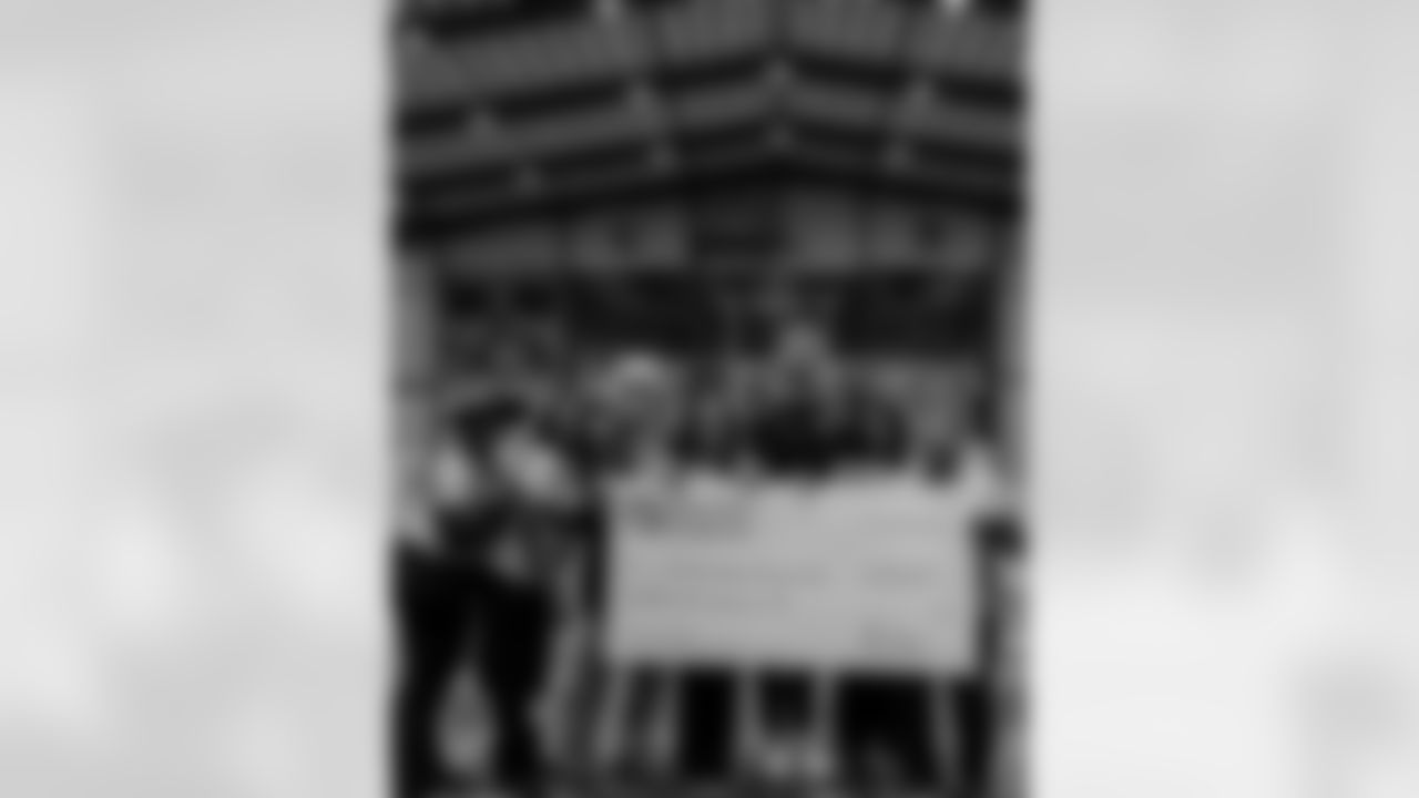 As part of the Kicks for Kids initiative, New Orleans Saints quarterback Tyler Shough and Keesler Federal Credit Union presented New Orleans Women & Children's Shelter with a donation for the Saints made field goals during the 2025 NFL season.