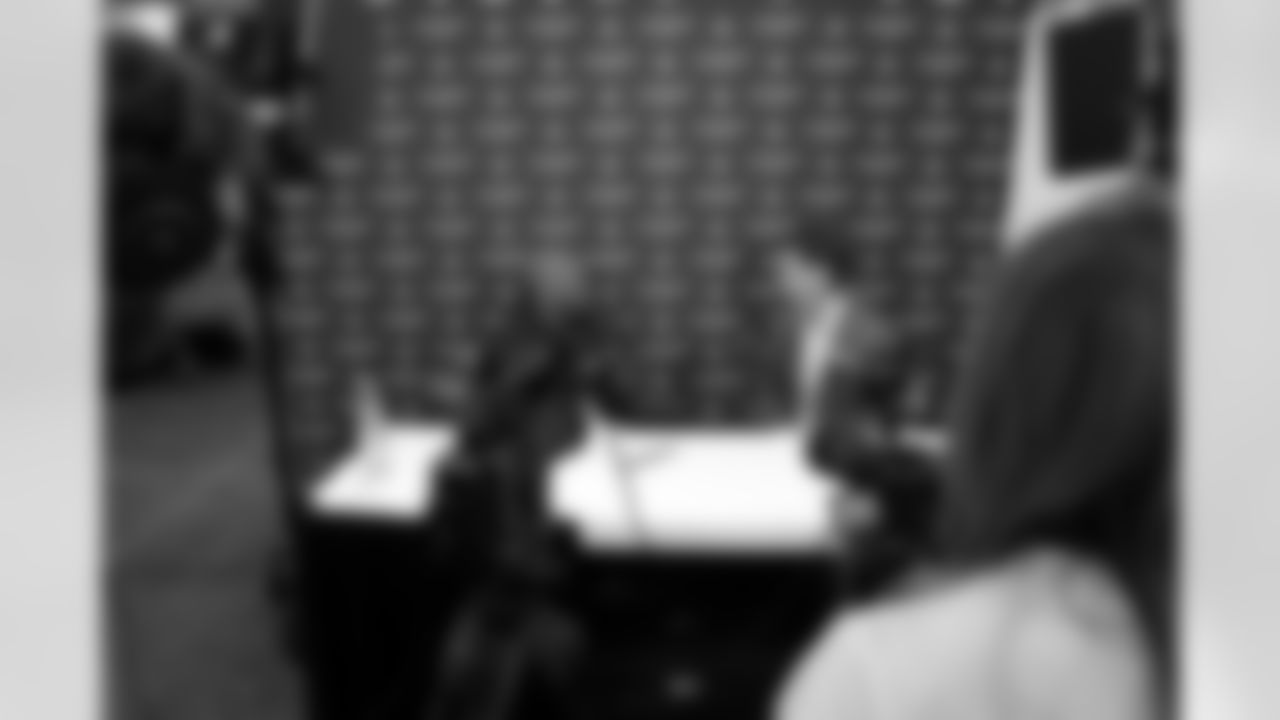 Check out photos from the Super Bowl LX media experiences on Radio Row at the New Orleans Ernest N. Morial Convention Center, February 3, 2026. Featured guests on the Saints podcast include former New Orleans Hornets guard Baron Davis, NFL Network's Tom Pelissero, and Pro Football Ireland's Michael McQuaid.