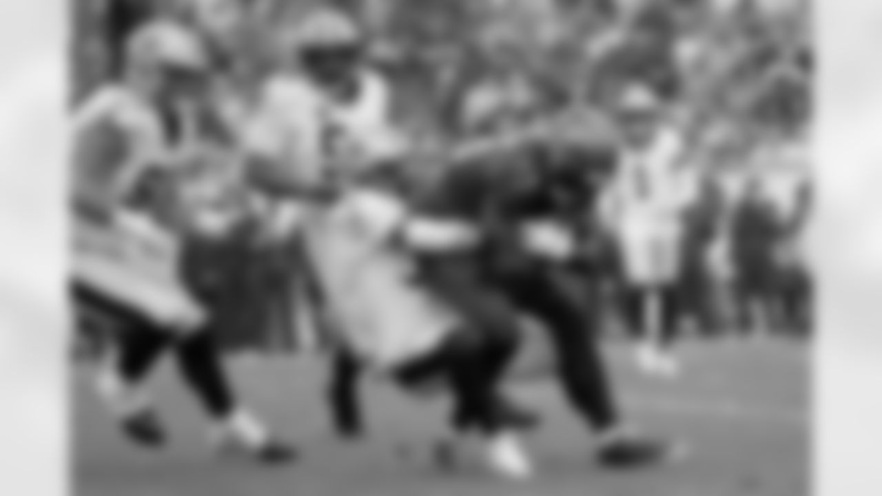 Check out the game action photos from the New Orleans Saints game against the Tampa Bay Buccaneers for Week 14 of the 2025 NFL season on Dec. 7, 2025 at Raymond James Stadium.