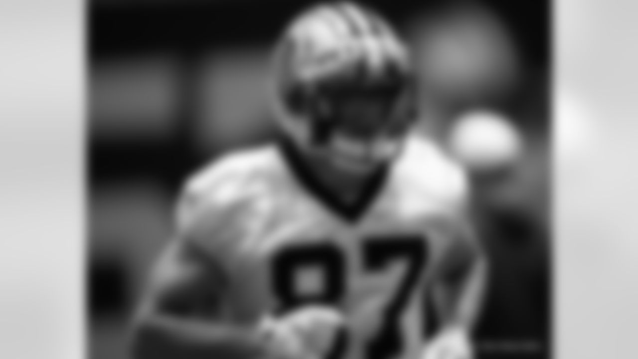 New Orleans Saints players attended 2025 Rookie Minicamp workouts at the Ochsner Sports Performance Center on May 10, 2025.