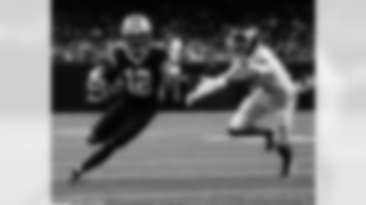 Check out the game action photos from the New Orleans Saints game against the New York Giants for Week 5 of the 2025 NFL season on Oct. 5, 2025 at Caesars Superdome.