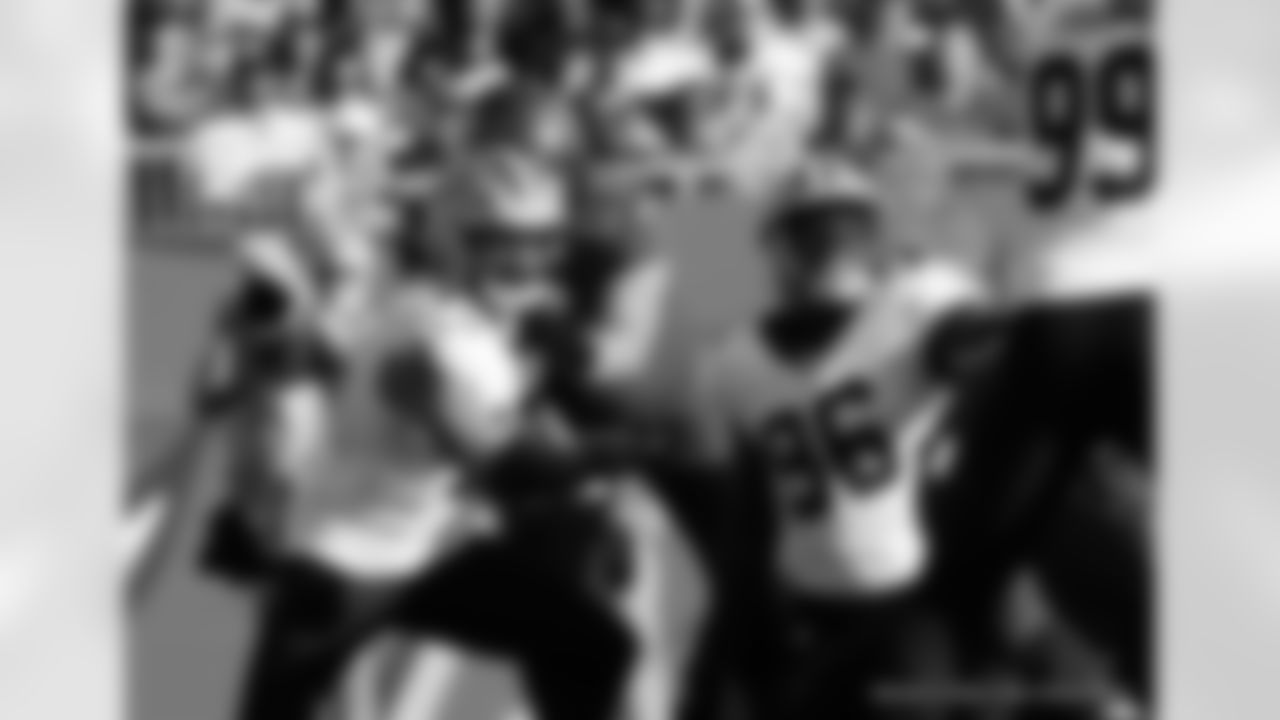 Check out the game action photos from the New Orleans Saints game against the Tampa Bay Buccaneers for Week 18 of the 2024 NFL Season on Jan. 5, 2025 at Raymond James Stadium.