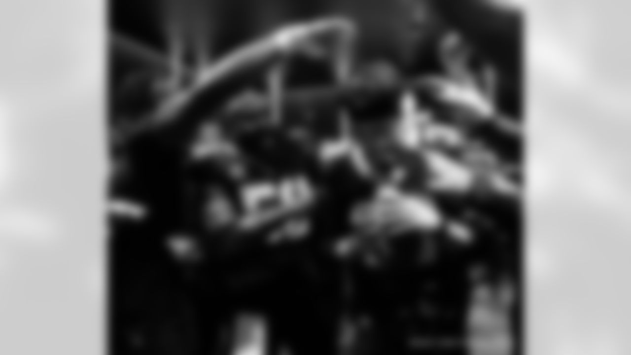 Head inside the New Orleans Saints locker room postgame after the Saints' win against the Carolina Panthers in Week 15 of the 2025 NFL Season presented by Bud Light.