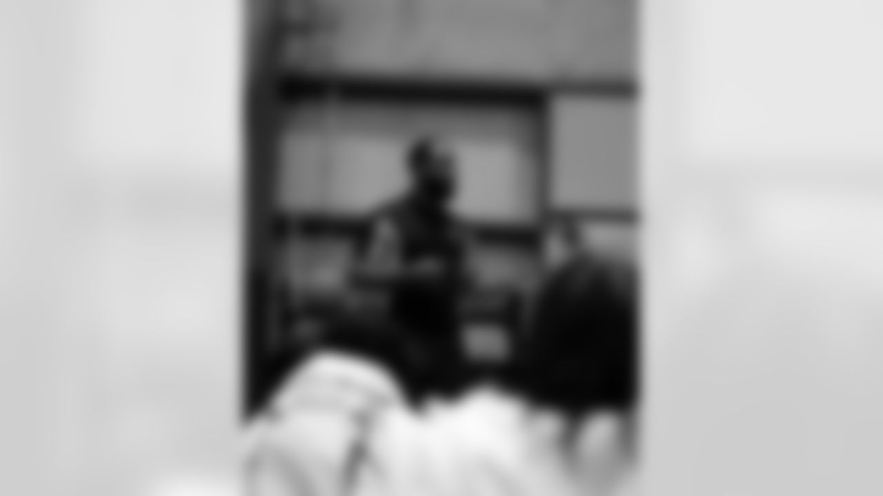 The New Orleans Saints hosted a football camp for 50 local youth alongside HBCU Legacy Bowl players at the Ochsner Sports Performance Center on Wednesday, Feb. 18, 2025. The clinic featured Saints legend Greg Fassitt, who was in attendance to speak with each HBCU Legacy Bowl team.