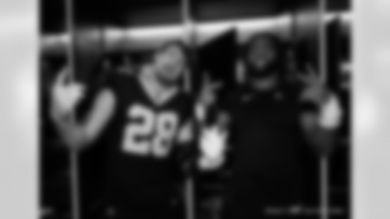 Head inside the New Orleans Saints locker room postgame after the Saints' win against the Carolina Panthers in Week 15 of the 2025 NFL Season presented by Bud Light.