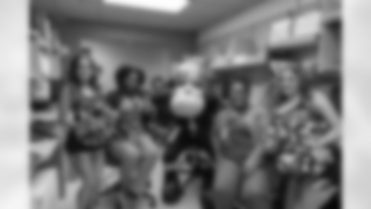 The New Orleans Saints and Ochsner hosted a blood drive at Ochsner Health Center - Lapalco on Wednesday, October 8, 2025, with members of the Saints Cheer Krewe and Sir Saint making an appearance.