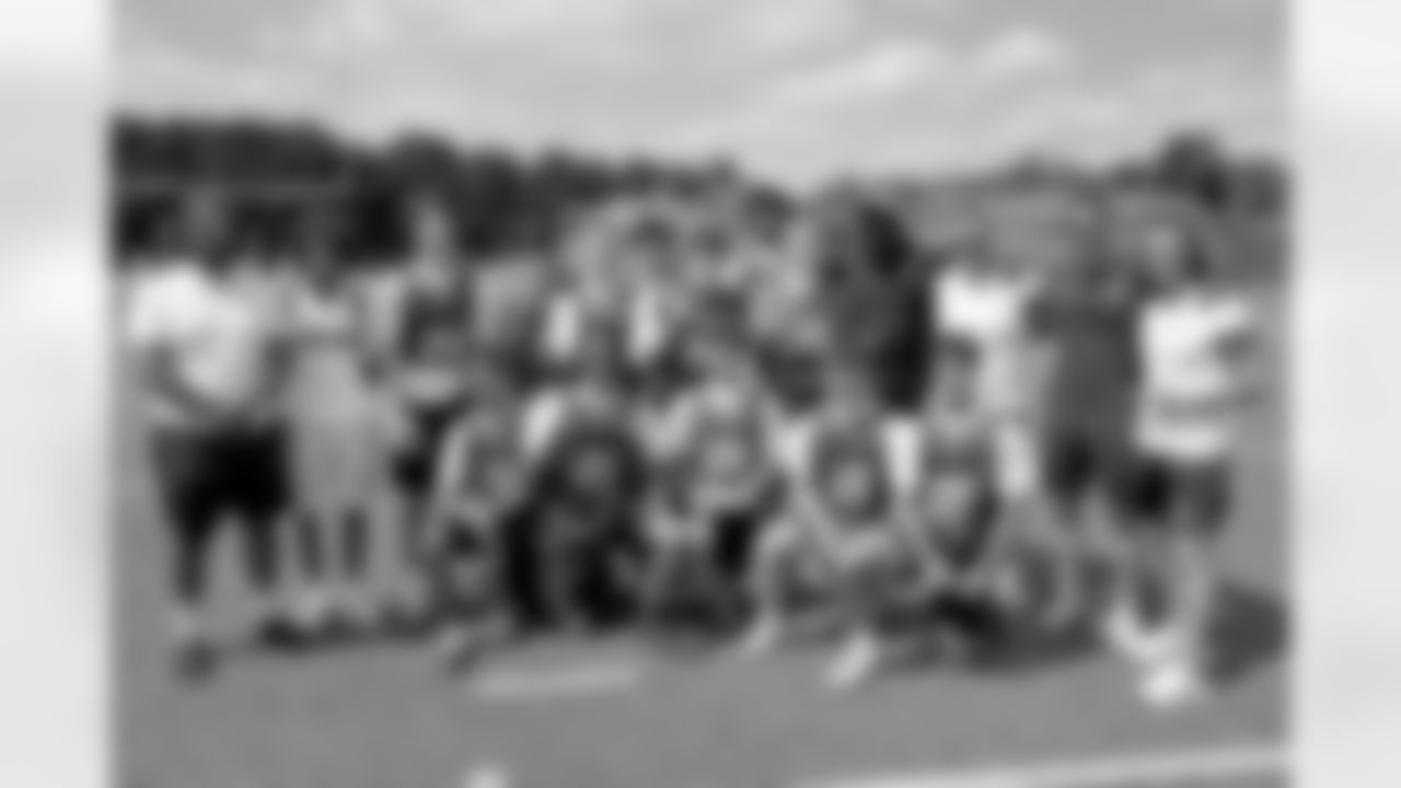 New Orleans Saints linebacker Demario Davis joined young athletes for a Play Football Experience and Flag Football clinic in Paris, France on Saturday, July 12, 2025.