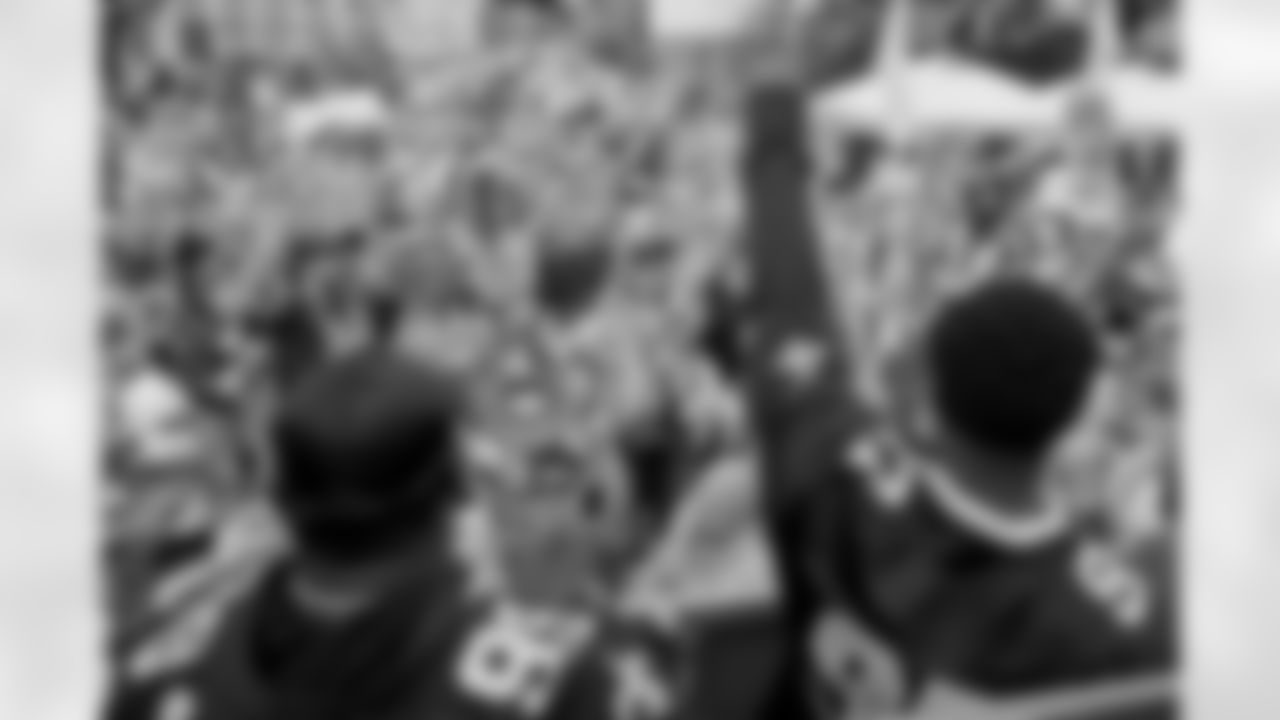 New Orleans Saints players rode down the Uptown route with the 2,100 members of the Krewe of Tucks as they presented their 56th annual parade entitled "Tucks faces the music" on Saturday, February 10 during the 2024 Mardi Gras season.