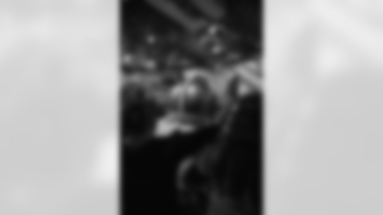 The New Orleans Saints hosted a watch party presented by Bud Light for their game against the Atlanta Falcons on Jan. 4, 2026 at Parlay's in New Orleans, Louisiana. Members of the Saints Cheer Krewe and Sir Saint were in attendance and interacting with fans during the event.