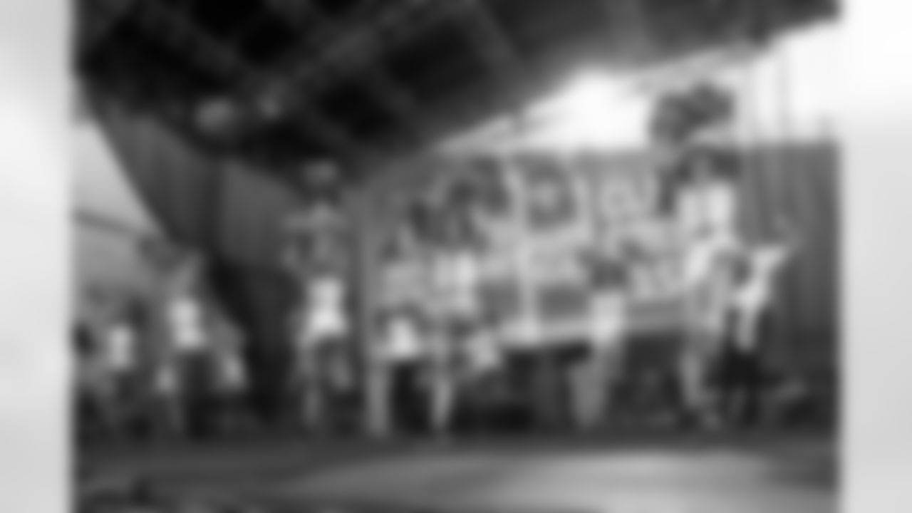 New Orleans Saints fans enjoyed the Week 6 entertainment in Champions Square ahead of the game against the New England Patriots on October 12, 2025.