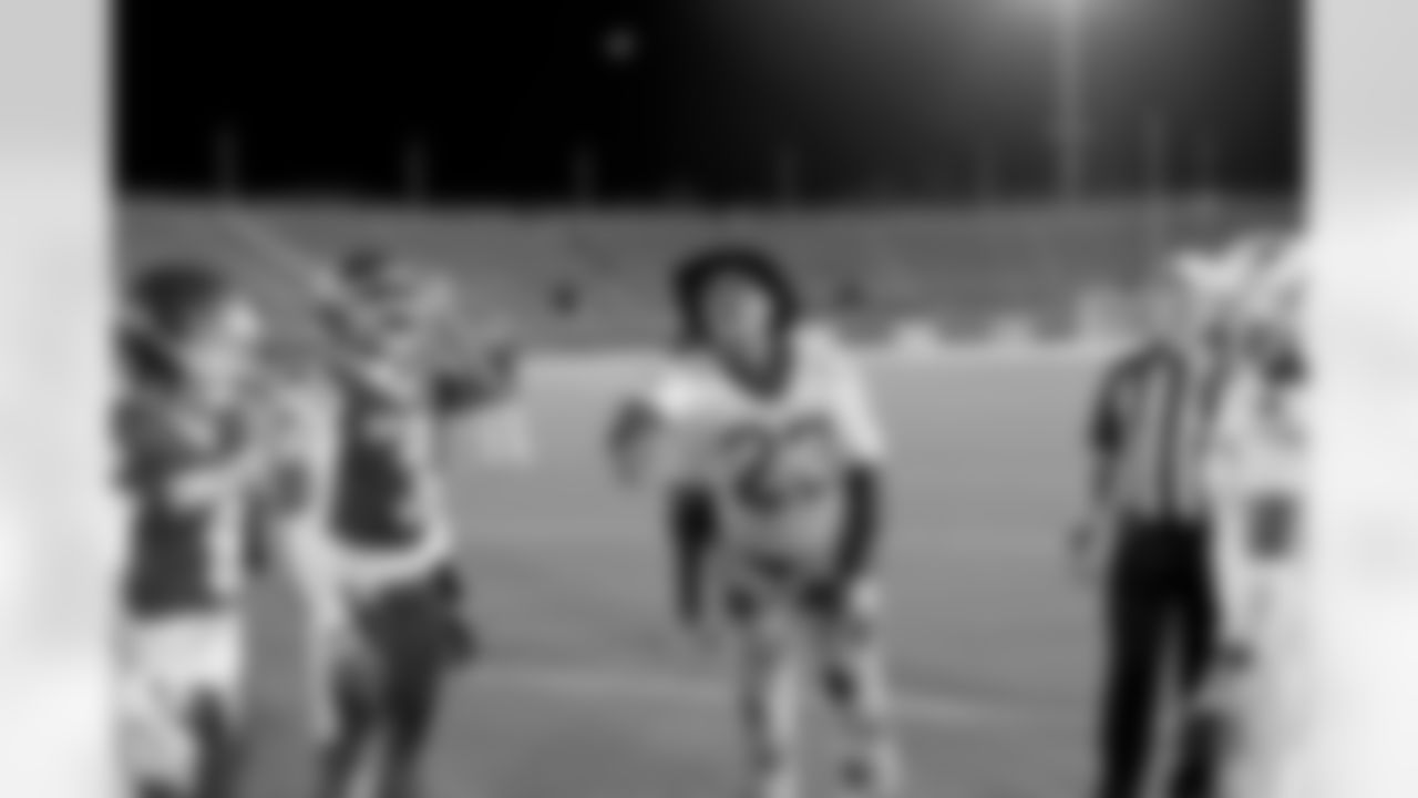 Joined by Saints legend Buford Jordan, the Brother Martin Crusaders hosted the Warren Easton Fighting Eagles during Louisiana High School Football Under the Lights at Tad Gormley Stadium presented by Venture Global on Friday, October 31, 2025.