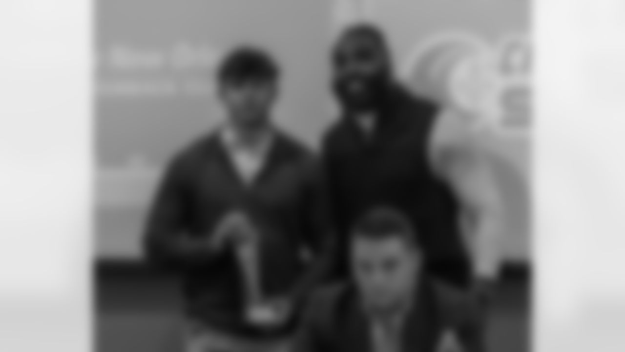 New Orleans Saints linebacker Demario Davis shared his inspiring story at the final Quarterbacks Club meeting of the year as well as awarded trophies to each 2025 High School Football Player of the Week at the Cannery on Monday, Dec. 16, 2025.