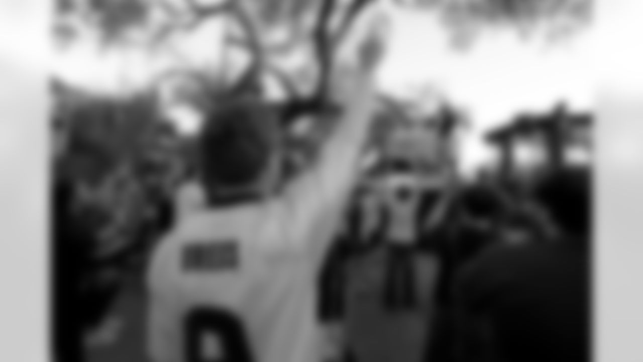 New Orleans Saints legend and Hall of Famer Drew Brees rode down the Uptown route with the Krewe of Bacchus as they presented their annual parade entitled "Bacchus Celebrates America 250" on Sunday, February 15 during the 2026 Mardi Gras season.