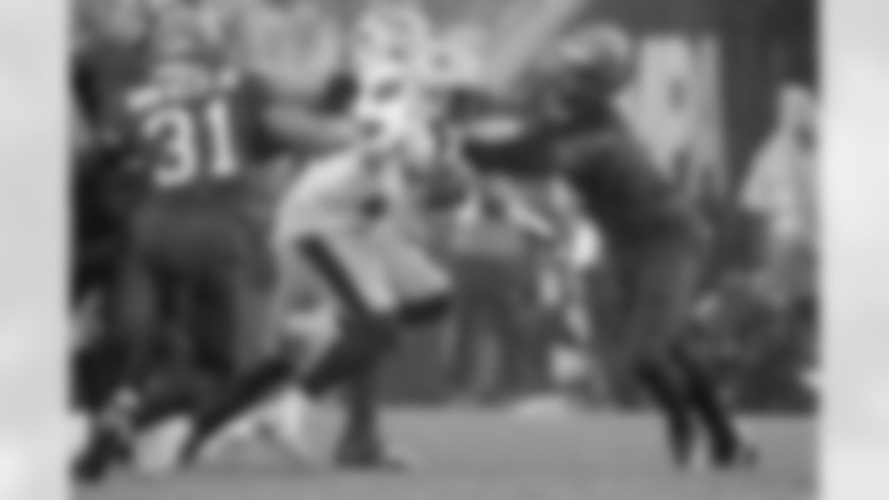 Check out the game action photos from the New Orleans Saints game against the Tampa Bay Buccaneers for Week 14 of the 2025 NFL season on Dec. 7, 2025 at Raymond James Stadium.