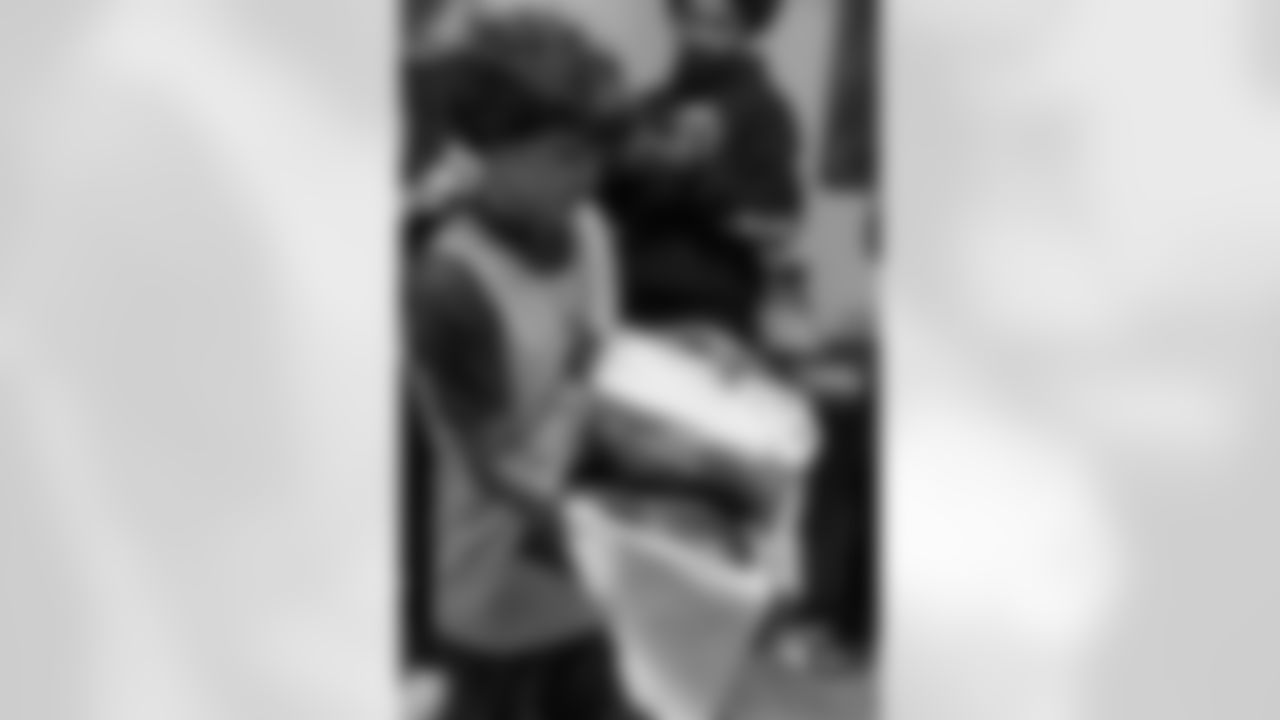 New Orleans Saints wide receiver Chris Olave hosted a Holiday Shoe Giveaway, donating shoes to the 18th Ward Girls Basketball team from the Boys & Girls Clubs of Metro Louisiana on Tuesday, Dec. 16, 2025.