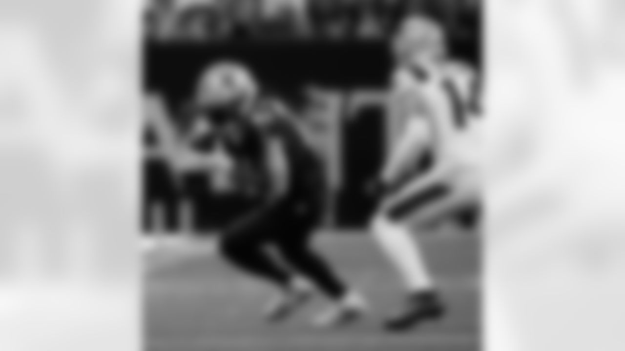 Check out the game action photos from the New Orleans Saints game against the New England Patriots for Week 6 of the 2025 NFL season on October 12, 2025 at Caesars Superdome.