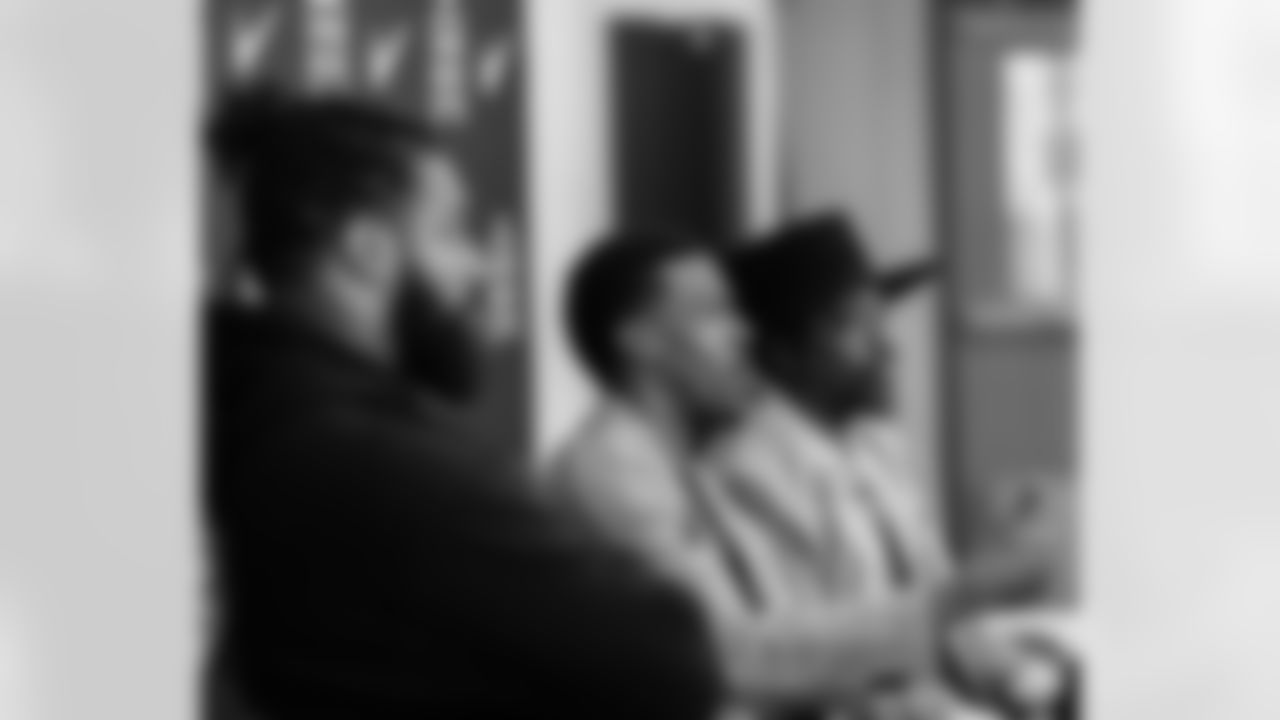 New Orleans Saints defensive end Cameron Jordan along with Grammy-winning R&B artist Anthony Hamilton joined His Love is Amazing to speak with students at St. Augustine High School Campus Ministry on Tuesday, April 23, 2024.
