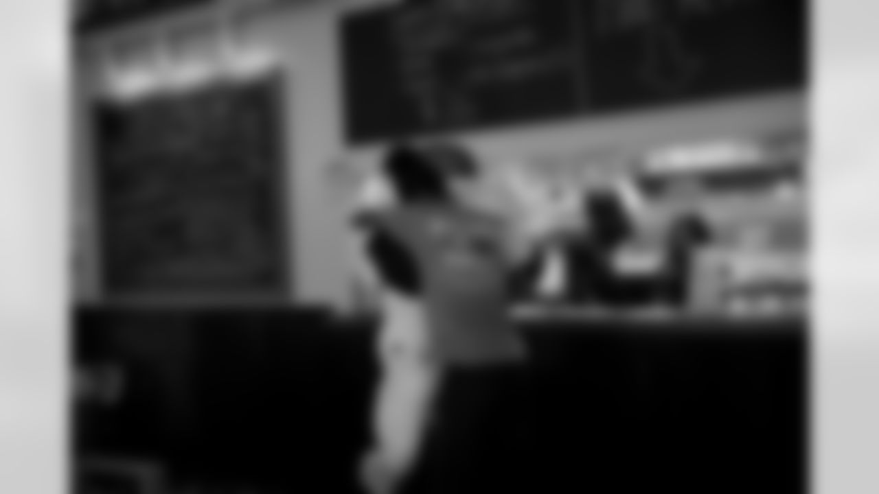 The New Orleans Saints hosted a watch party presented by Sire Spirits for their game against the Carolina Panthers on Nov. 9, 2025 at The Channel in New Orleans, Louisiana. Sir Saint and members of the Saints Cheer Krewe were in attendance and interacting with fans during the event.