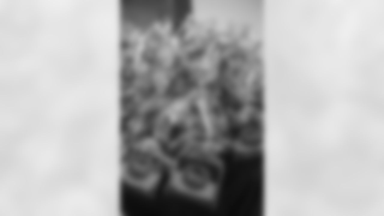 New Orleans Saints fans enjoyed the Week 15 entertainment in Champions Square ahead of the game against the Carolina Panthers during the 2025 NFL season on Dec. 14, 2025.