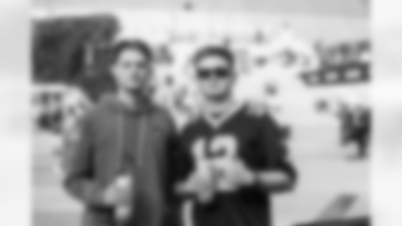 New Orleans Saints fans enjoyed the Week 16 entertainment in Champions Square ahead of the game against the New York Jets during the 2025 NFL season on Dec. 21, 2025.