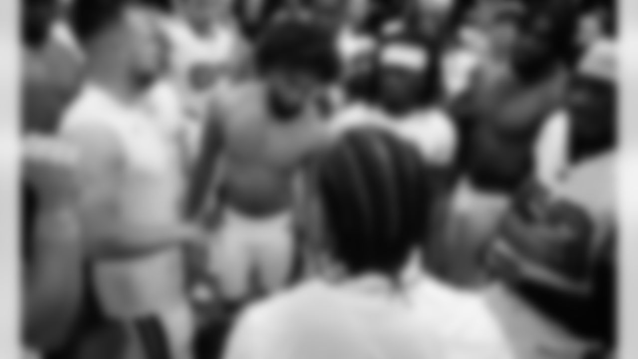 Head inside the New Orleans Saints locker room postgame after the Saints' win against the Carolina Panthers in Week 10 of the 2025 NFL Season presented by Bud Light.