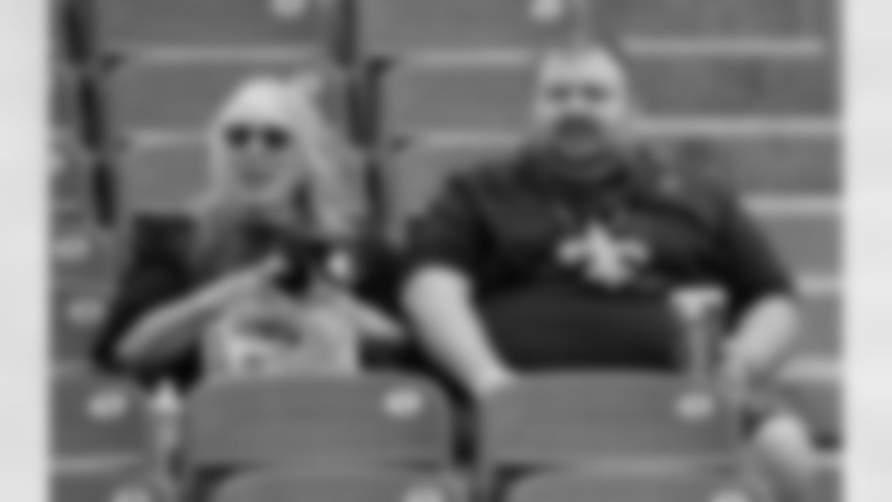 Check out the best fan photos during the New Orleans Saints game against the Tampa Bay Buccaneers for Week 14 of the 2025 NFL season on Dec. 7, 2025 at the Raymond James Stadium.