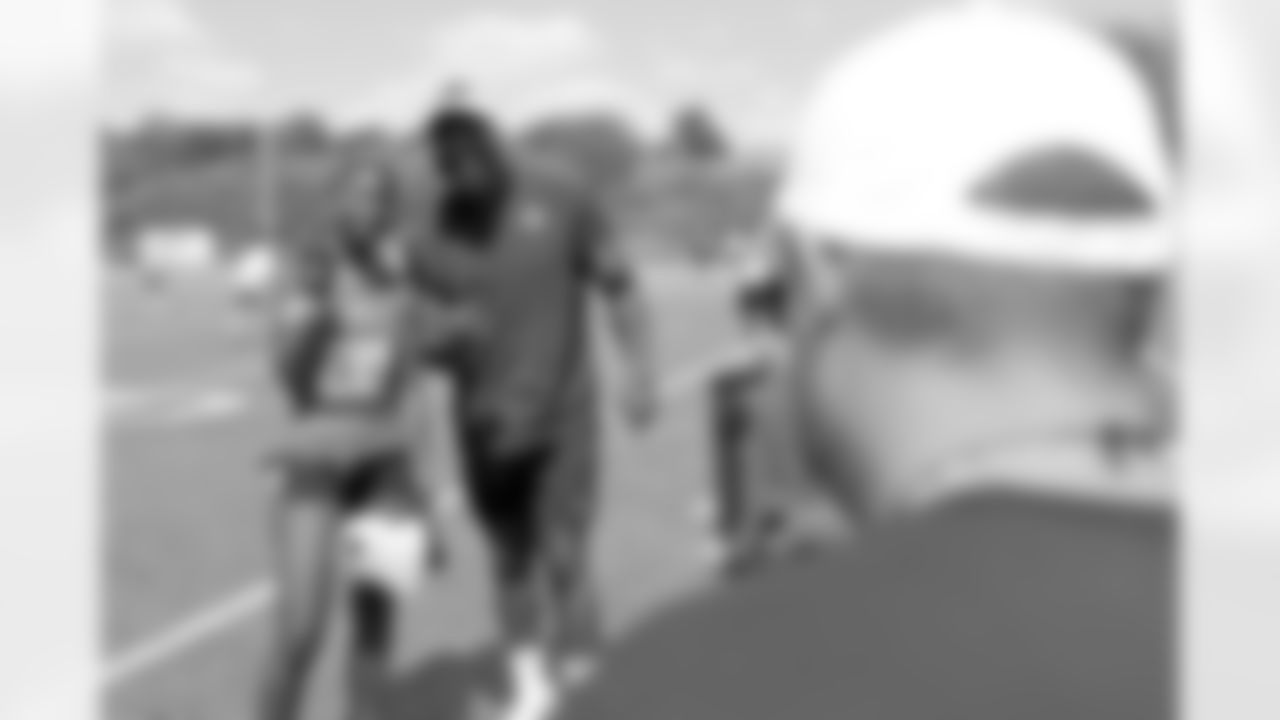 New Orleans Saints linebacker Demario Davis joined young athletes for a Play Football Experience and Flag Football clinic in Paris, France on Saturday, July 12, 2025.