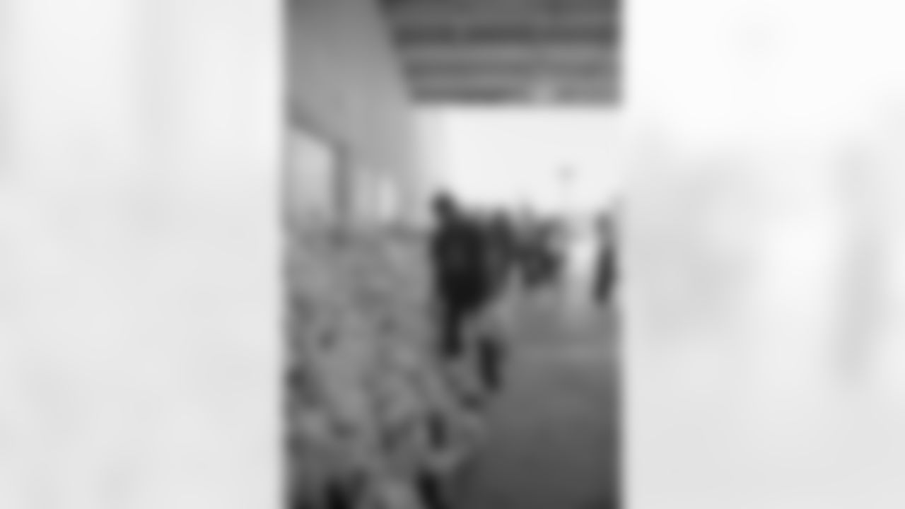 New Orleans Saints defensive end Cam Jordan welcomed local residents to the Cam Jordan Foundation's Turkey giveaway where he distributed holiday meals on Nov. 25, 2025.