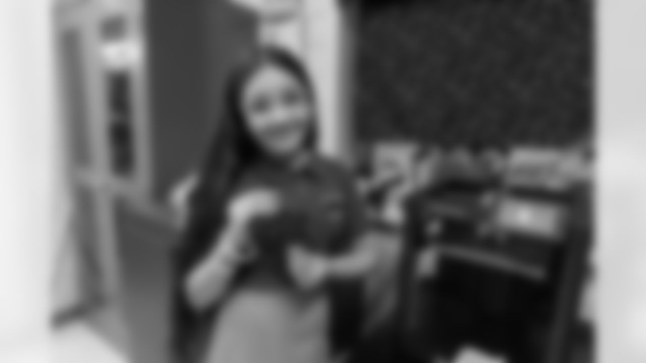 New Orleans Saints defensive end Cam Jordan joined students at Clancy Elementary School to unveil the school's new computer lab with new tech equipment and office supplies courtesy of Cox on Tuesday, Nov. 4, 2025.