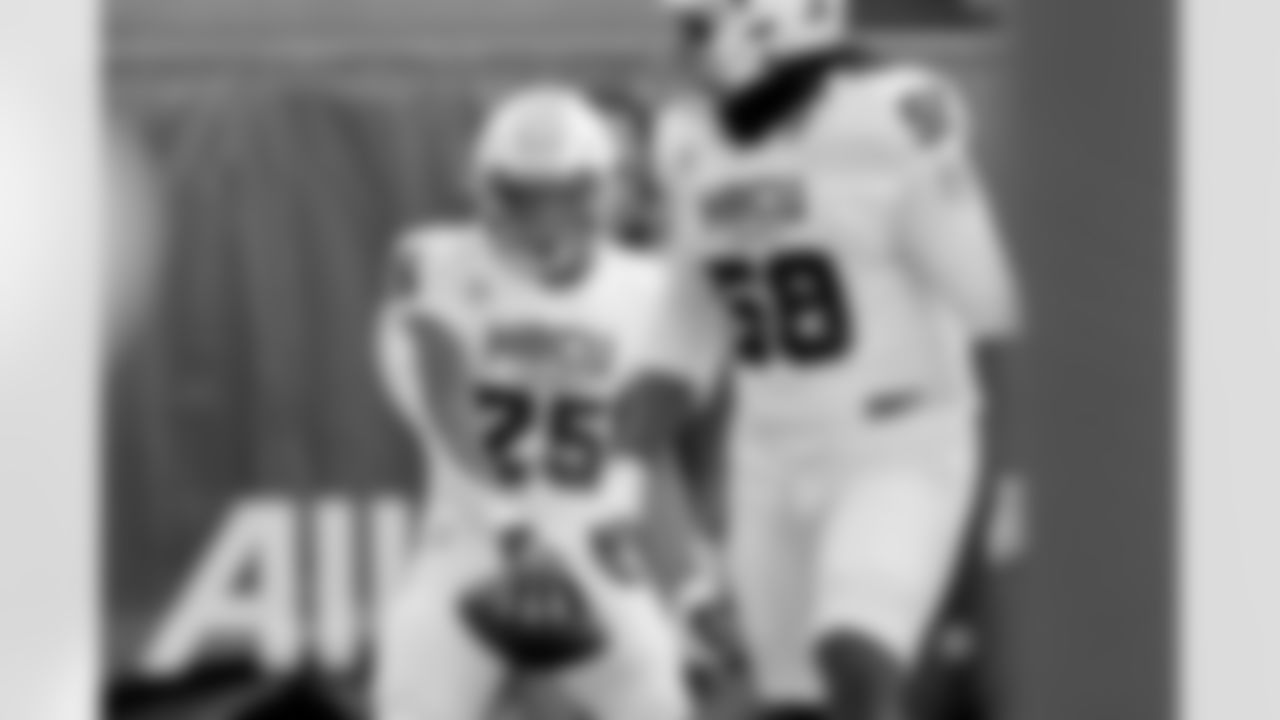 New Orleans Saints players attended the annual HBCU Legacy Bowl at Yulman Stadium on the campus of Tulane University on Saturday, February 21, 2026.