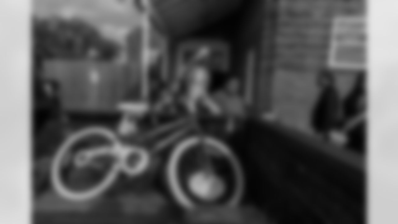 New Orleans Saints defensive tackle Davon Godchaux hosted a holiday bike giveaway on Saturday, Dec. 20, 2025 in Plaquemine, Louisiana, providing children with bicycles to celebrate Christmas and spread holiday cheer in the community.