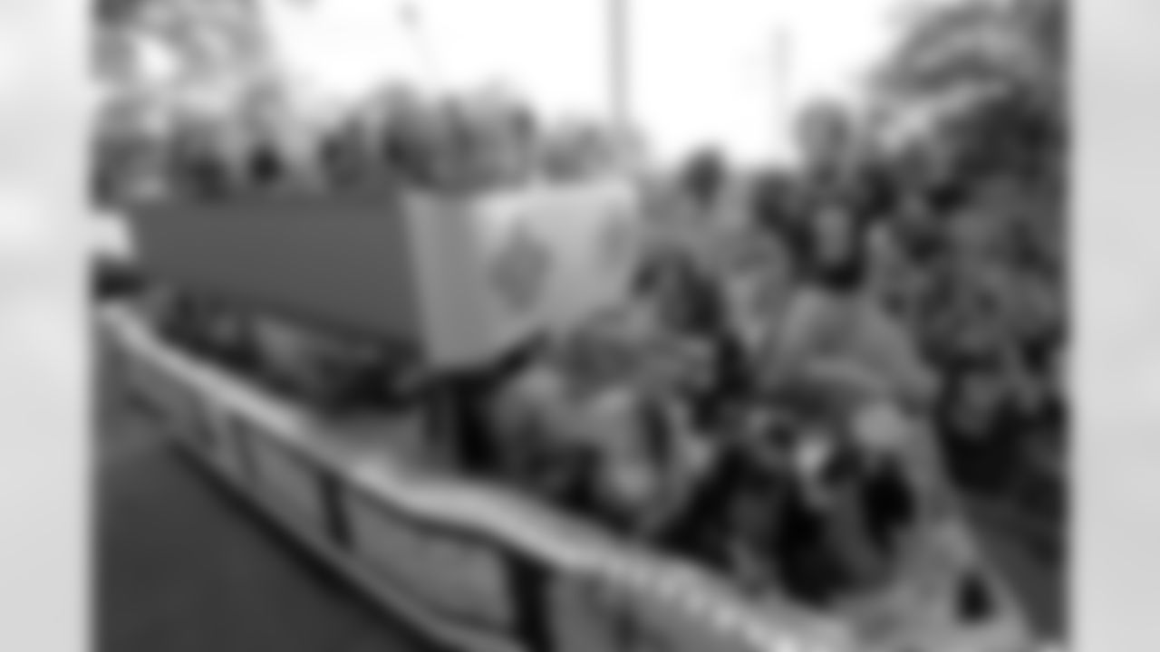 New Orleans Saints legend and Hall of Famer Drew Brees rode down the Uptown route with the Krewe of Bacchus as they presented their annual parade entitled "Bacchus Celebrates America 250" on Sunday, February 15 during the 2026 Mardi Gras season.