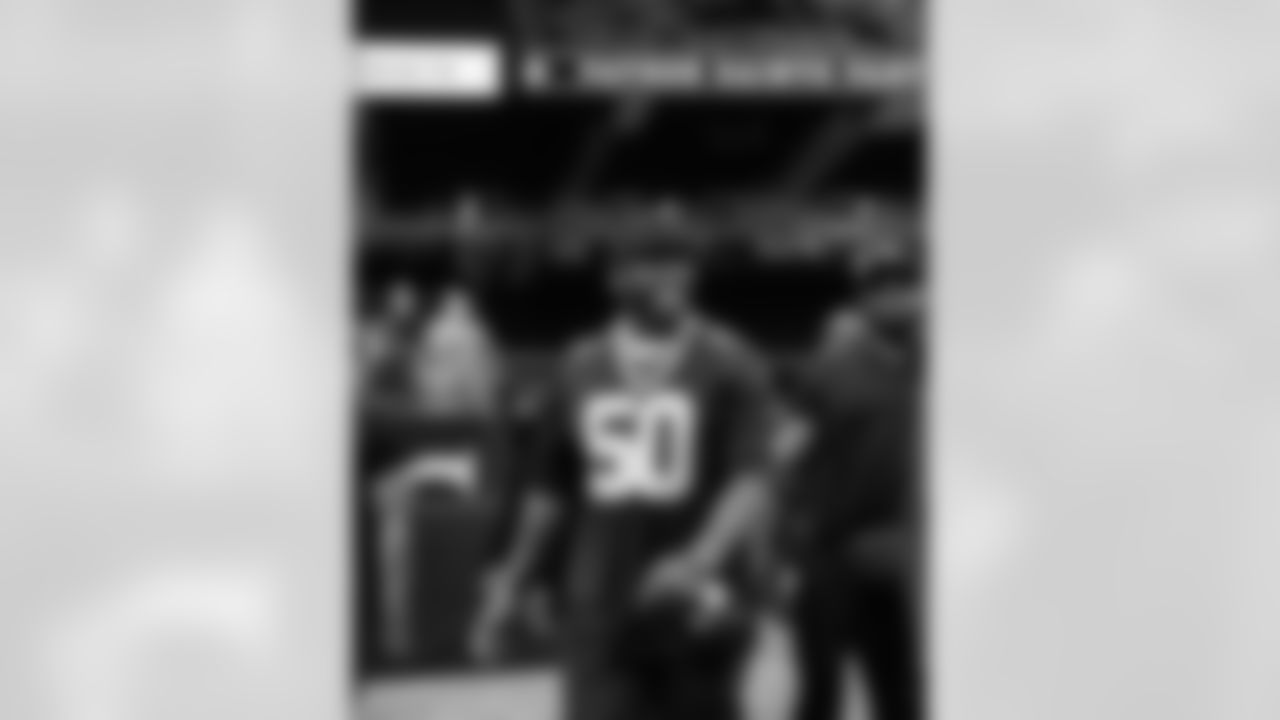 Rapper 50 Cent attended the New Orleans Saints game against the New York Jets for Week 16 of the 2025 NFL season on Dec. 21, 2025 at the Caesars Superdome.