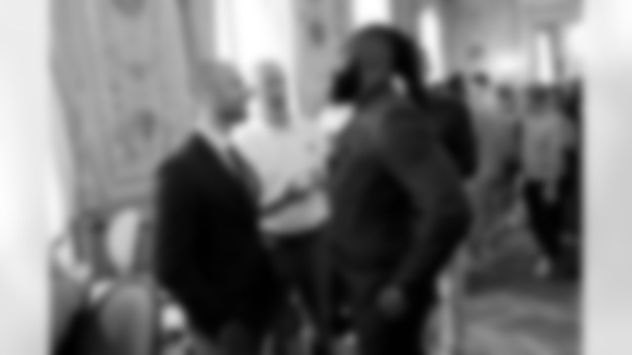 New Orleans Saints linebacker Demario Davis joined the Paris Musketeers at the U.S. Embassy in Paris for an event aimed at building connections with local and FFFA officials on Friday, July 11, 2025.