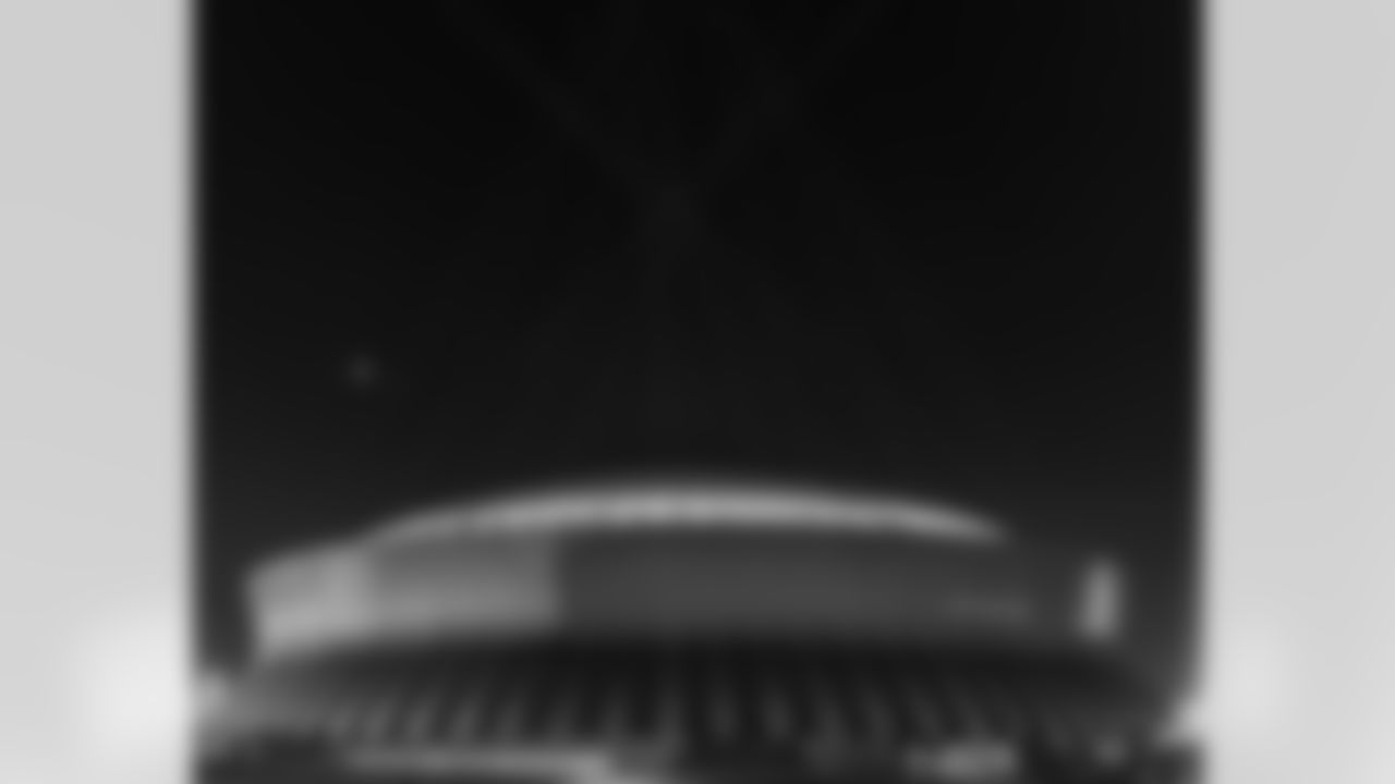 The National Football League celebrated the arrival of Super Bowl LIX to New Orleans with a light show at the Caesars Superdome on Saturday, Feb. 1, 2025.