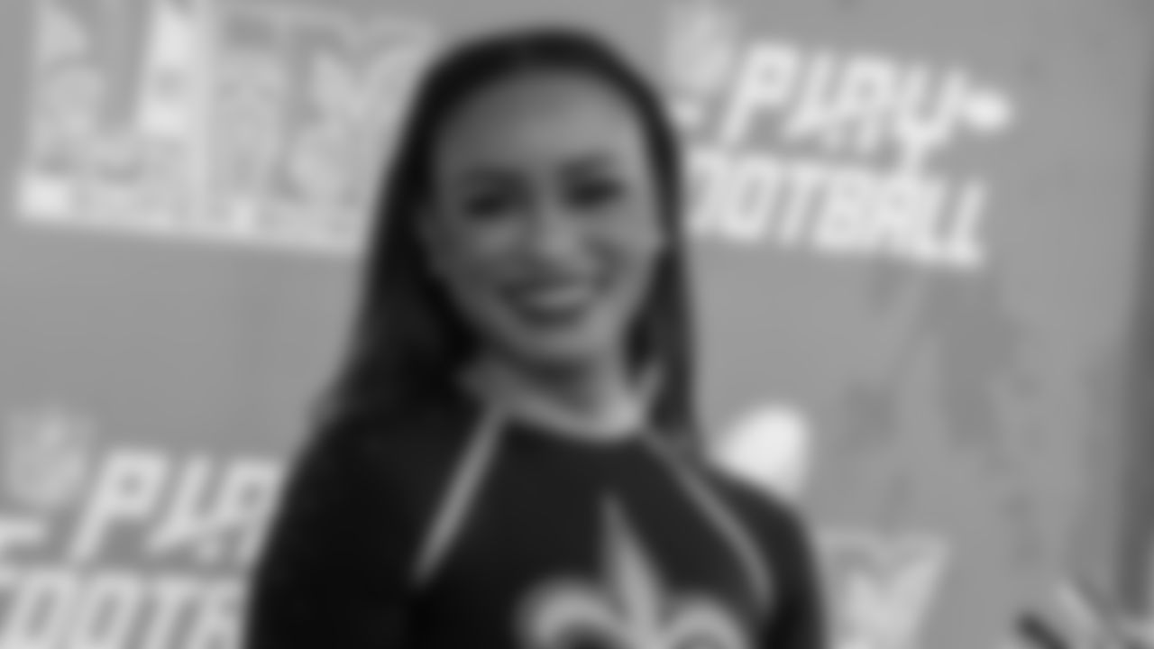 Check out the best photos of Saints Cheer Krewe member Robyn throughout the 2024 New Orleans Saints season.