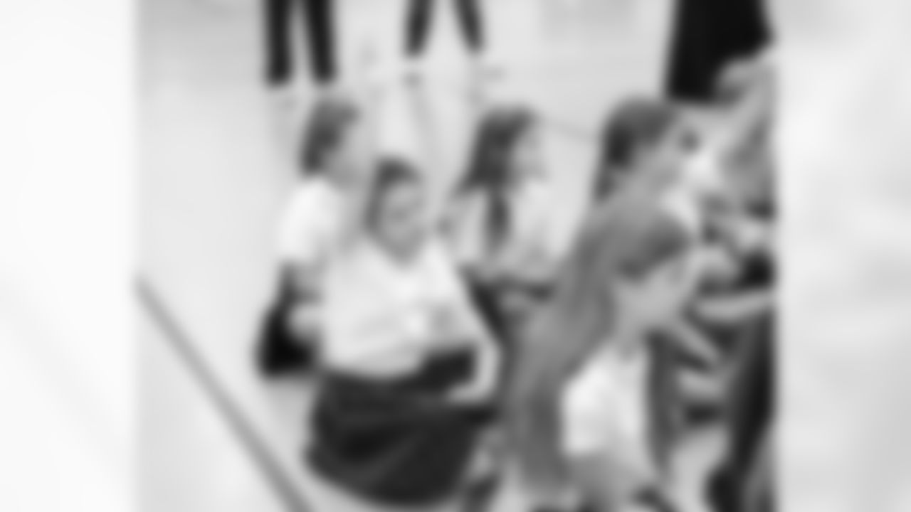 New Orleans Saints players Tyler Shough, Dillon Radunz, Treyton Welch, Will Clapp, and Erik McCoy visited St. Pius Elementary, spending the afternoon answering student questions and signing autographs on Tuesday, Nov. 18, 2025.