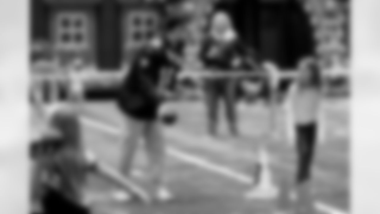 New Orleans Saints wide receiver Mason Tipton and linebacker Pete Werner joined members of the Saints Kids Club presented by Entergy, as well as the Pelicans and Saints Crib Clubs presented by Ochsner Children's Hospital, at the 2025 Holiday Huddle event on Wednesday, Dec. 10, 2025. Attendees enjoyed holiday-themed activities plus a Play Football Experience.