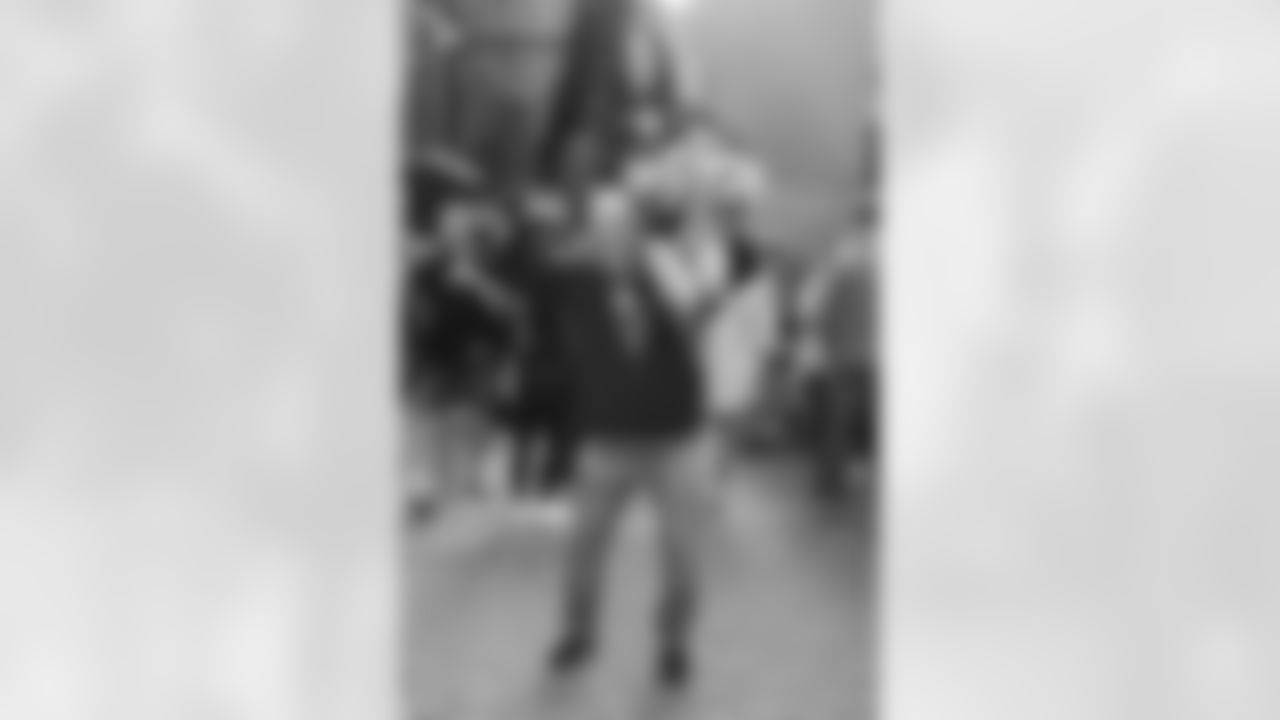 New Orleans Saints fans enjoyed the Week 16 entertainment in Champions Square ahead of the game against the New York Jets during the 2025 NFL season on Dec. 21, 2025.