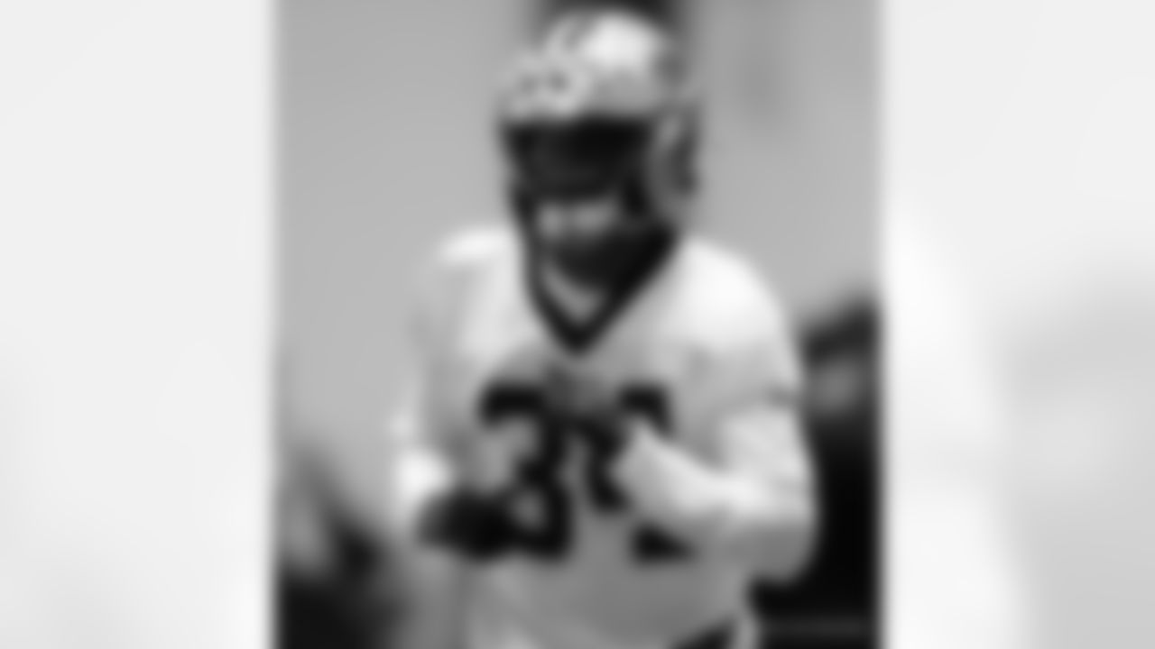 New Orleans Saints players attended 2025 Rookie Minicamp workouts at the Ochsner Sports Performance Center on May 10, 2025.