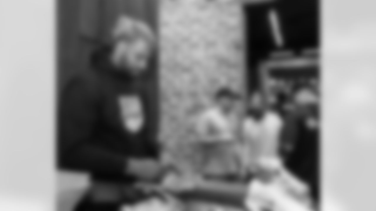 New Orleans Saints defensive end Cameron Jordan gifted dozens of local youth with a pair of sneakers of their choice at Sneaker Politics in the French Quarter on Monday, December 22, 2025.