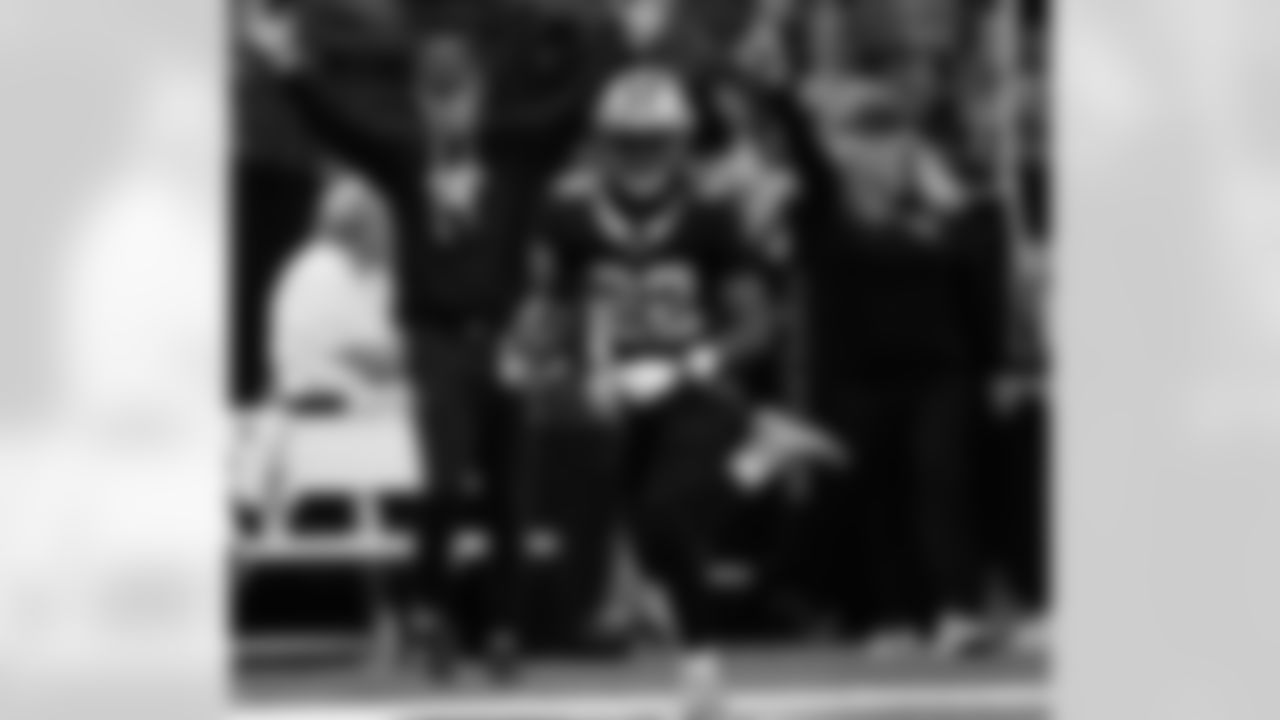 Check out the game action photos from the New Orleans Saints game against the New York Giants for Week 5 of the 2025 NFL season on Oct. 5, 2025 at Caesars Superdome.