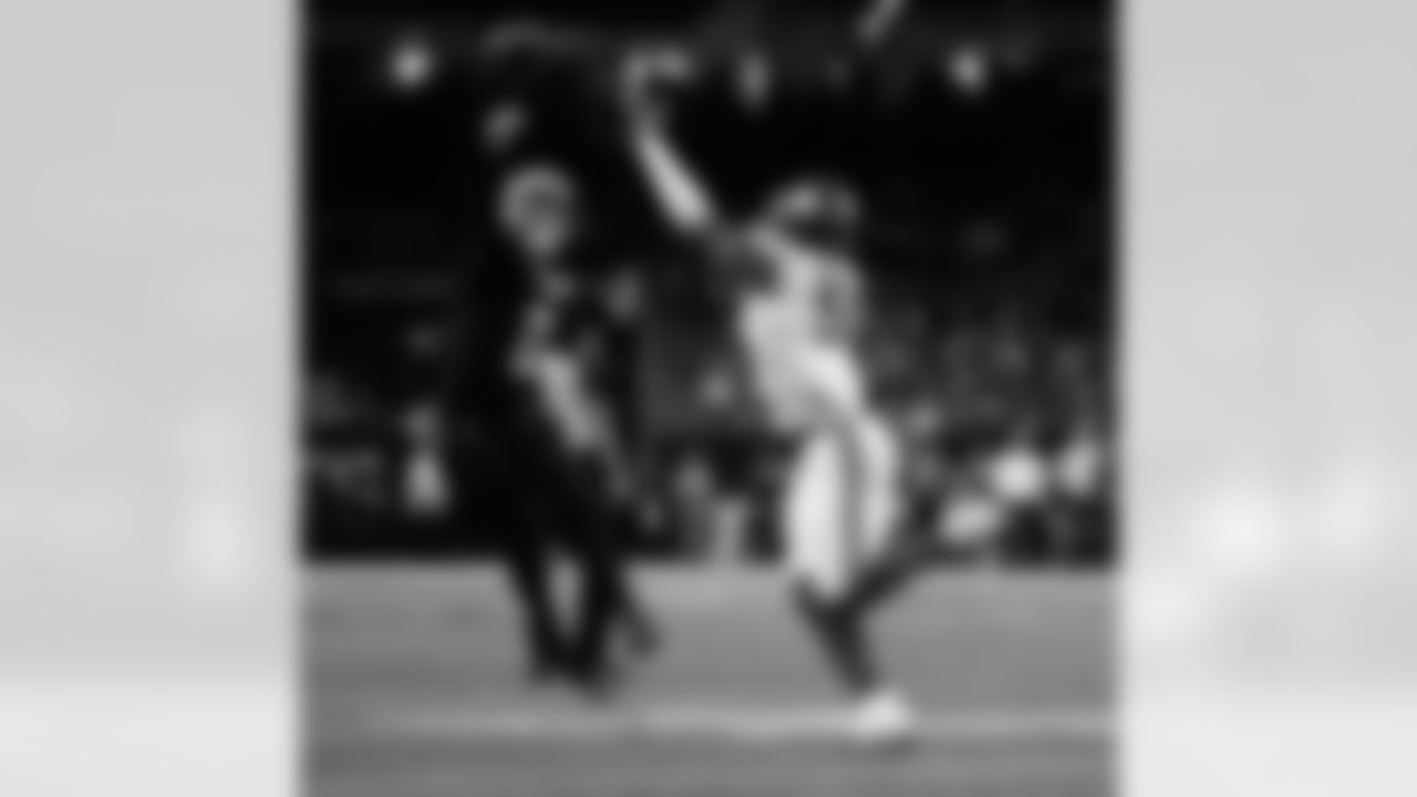 Check out the game action photos from the New Orleans Saints game against the New York Giants for Week 5 of the 2025 NFL season on Oct. 5, 2025 at Caesars Superdome.