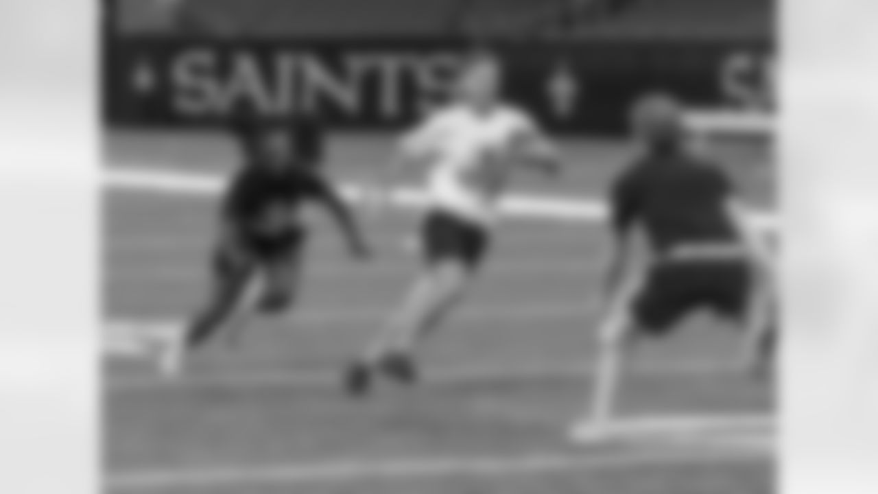 Local New Orleans Saints media came together for the annual media flag football game presented by Caesars against the New Orleans Saints Communications & Digital departments on Wednesday, September 4, 2024 at the Caesars Superdome.