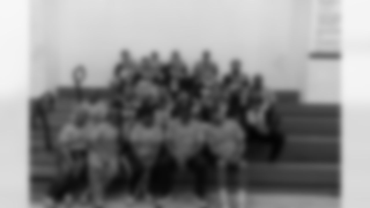 New Orleans Saints players hosted their annual Thanksgiving turkey giveaway at Dryades YMCA on Tuesday, Nov. 18, 2025. The players purchased turkeys and fixings from Rouses Markets to feed families in need, while giving them the opportunity to meet some of their favorite players during the annual holiday event.