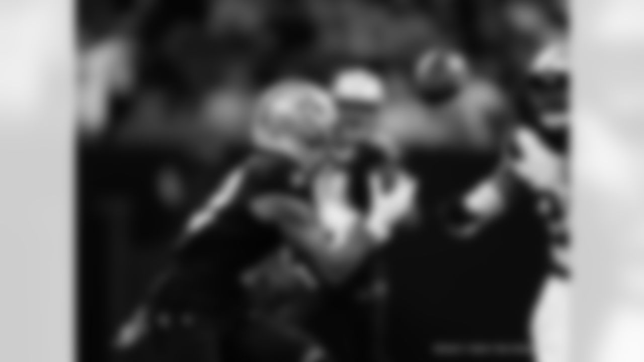 Check out the game action photos from the New Orleans Saints game against the New England Patriots for Week 6 of the 2025 NFL season on October 12, 2025 at Caesars Superdome.